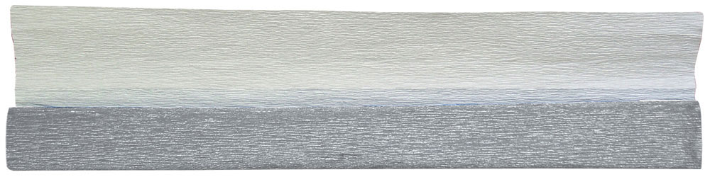 07677-EC Krep papir 60g 402 metalizirani srebrni 50x150cm P10/120 novo pak: P10/60