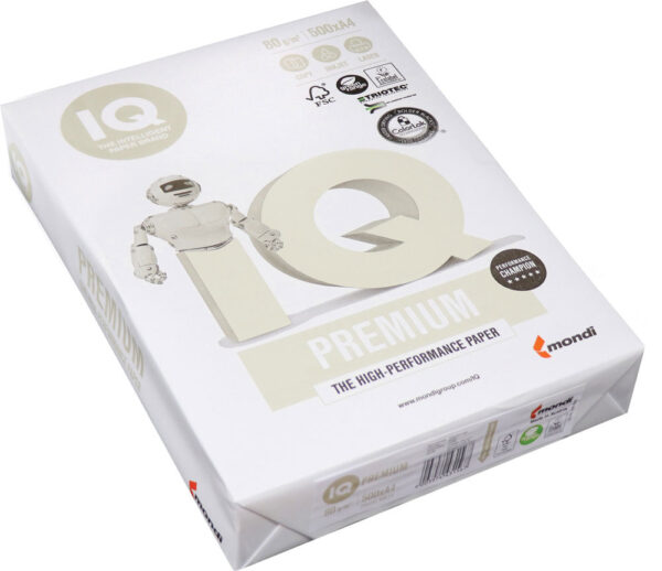 11974-EC Papir fotok.MONDI A4 IQ PREMIUM TRIOTEC 80gr.500/1 P5/200