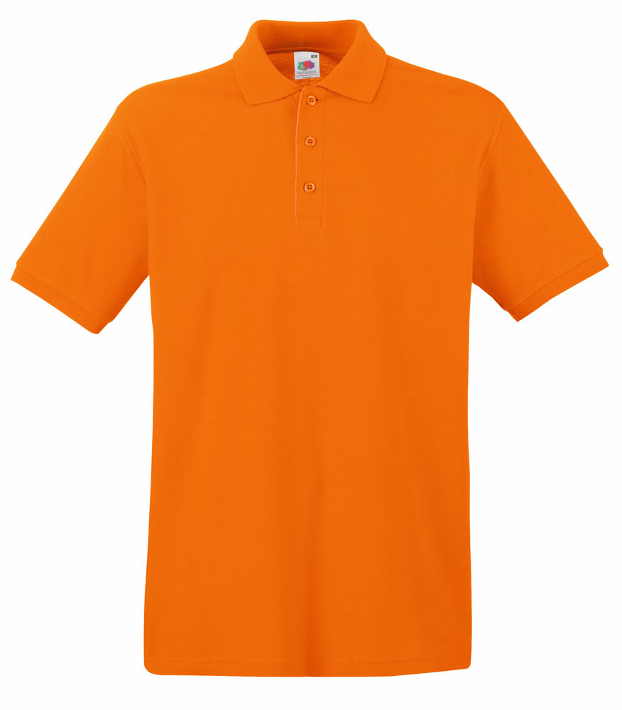 206393-EC Majica FOL Polo Premium KR 180g narančasta L P36
