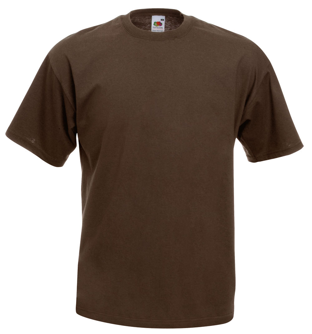 213294-EC Majica FOL T-shirt KR 165g čokolada XL P72