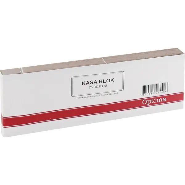 213326-EC Kasa blok dvodjelni XII-13B smeđi OPTIMA P320
