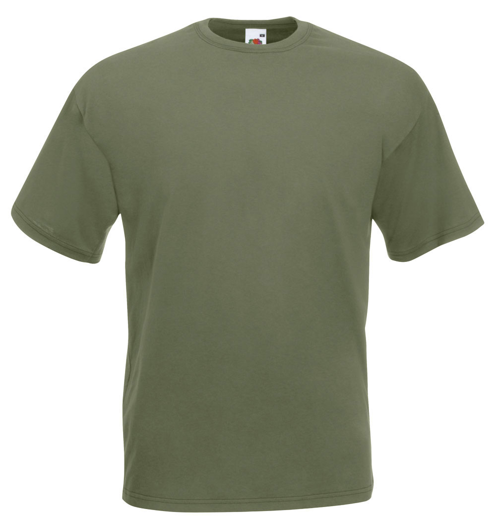 213395-EC Majica FOL T-shirt KR 165g maslinasta   S P72