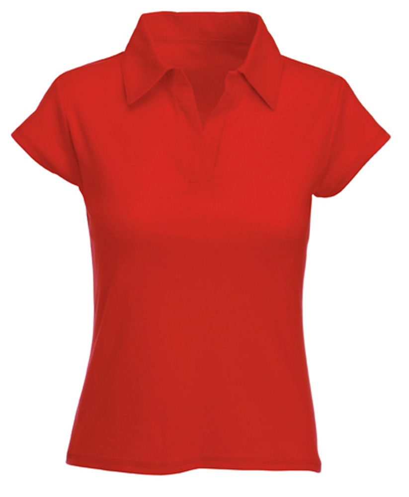 213546-EC Majica FOL Polo Rib ženska KR 220g crvena  XS P36 NETTO 50%