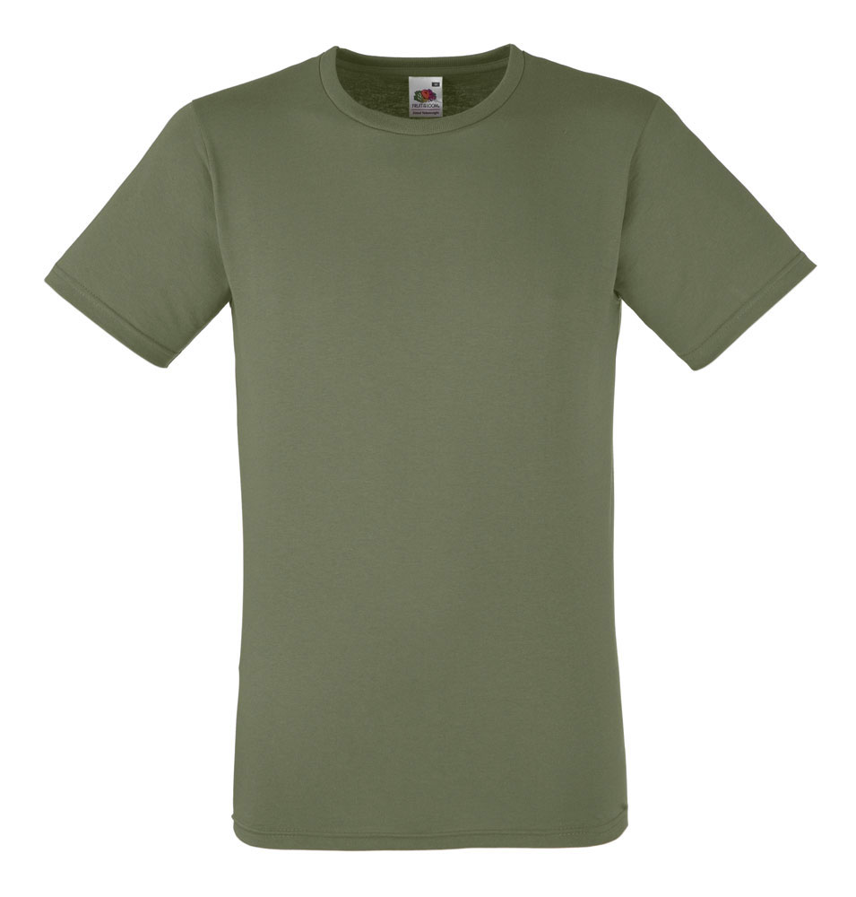 213807-EC Majica T-shirt KR Slim Fit T 185g classic olive S P72 NETTO 50%