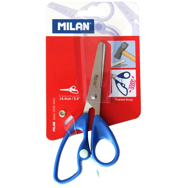 215312-EC Škare MILAN školske tupi vrh s povratnim mehanizmom na blisteru P12/240