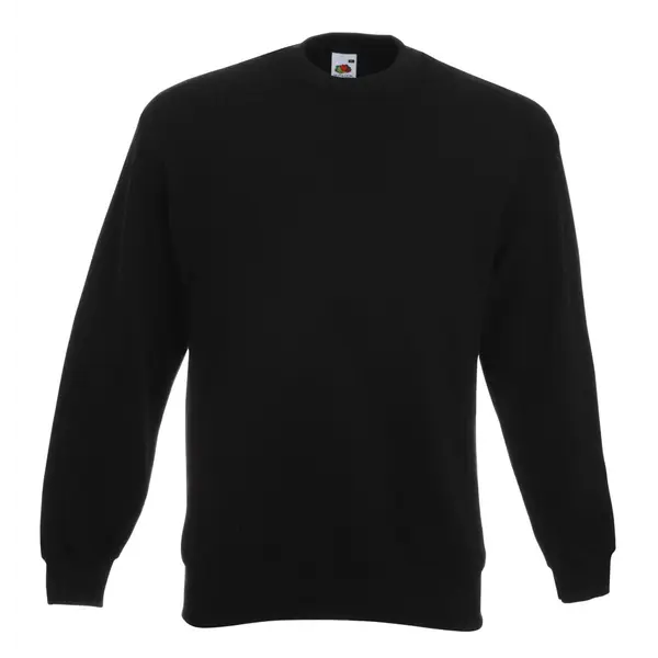 215567-EC Majica FOL DR sa pasicom Sweatshirt Set-in crna L  P36