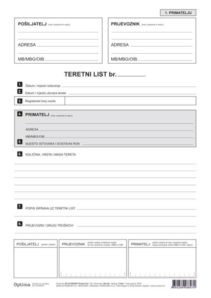 220193-EC Teretni list EC-VI-56/NCR  OPTIMA P100