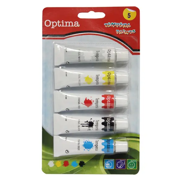220797-EC Tempera  1/5 12ml OPTIMA bls 5 boja 100004 P10/80