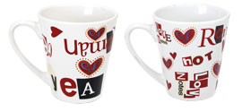 Šalica ker. V 2,5dcl  Love sort motivi II. klasa 120506-25 P12/48 NETTO
