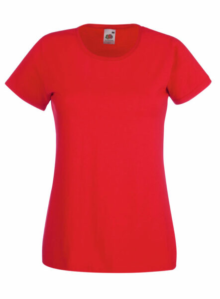 221865-EC Majica FOL T-shirt KR Lady-fit Valeuw. new 165g crvena M P72