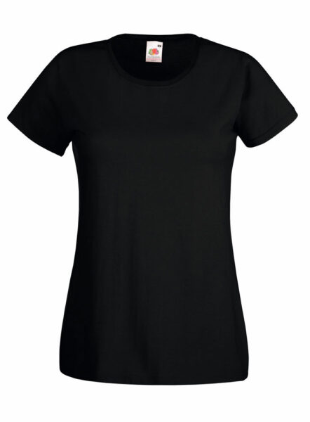 221939-EC Majica FOL T-shirt KR Lady-fit Valeuw. new 165g crna S P72