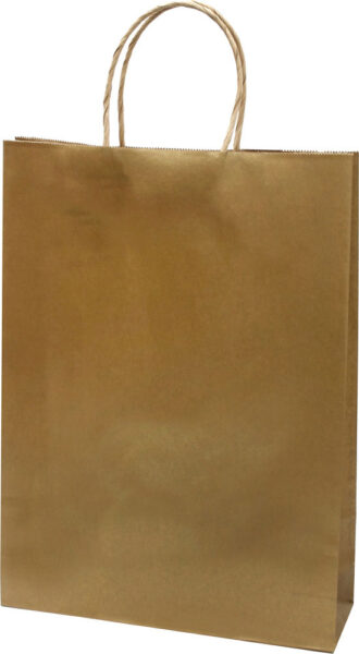 223347-EC Vrećica L natron-ručka zlatna 26x8x35cm  71442 P10/250