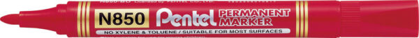 223524-EC Marker perm. PENTEL N850-B crveni okrugli vrh P12/576