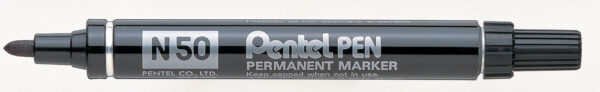 223529-EC Marker perm. PENTEL N50-A crni okrugli vrh P12/480