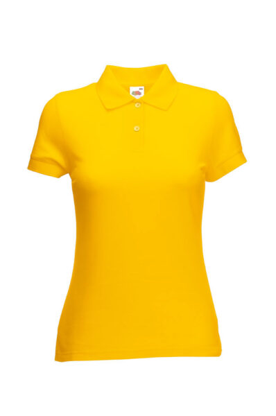 223937-EC Majica FOL Polo ženska Lady fit 65/35 KR 180g žuta sun XL P36 NETTO