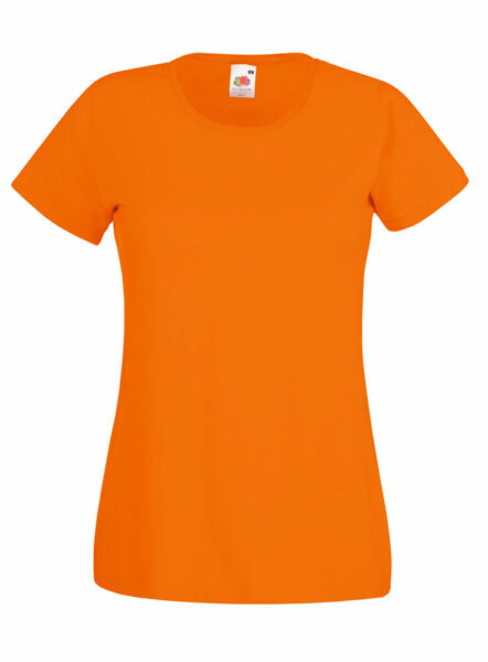 224090-EC Majica FOL T-shirt KR Lady-fit Valeuw. new 165g narančasta M P72
