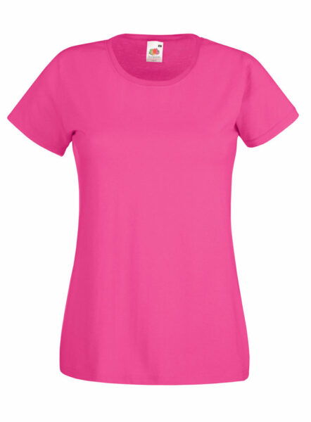 224094-EC Majica FOL T-shirt KR Lady-fit Valeuw. new 165g fuksija XL P72