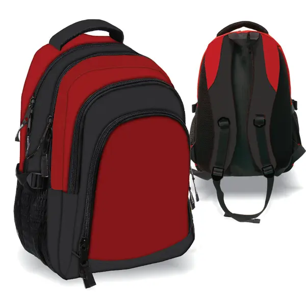 224437-EC Ruksak Bal-Joy crveno/crni 32x47x20cm P1/10