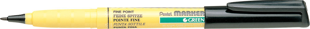 224788-EC Marker za textil PENTEL NM10-A crni okrugli vrh P12/480