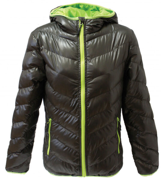224922-EC Jakna Light Padded ženska t.sivo/zelena S P1/15