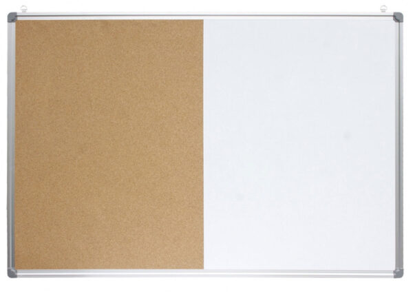 225073-EC Ploča bijela magnetna/pluto zidna OPTIMA 45x60cm alu okvir 22384 P1/10