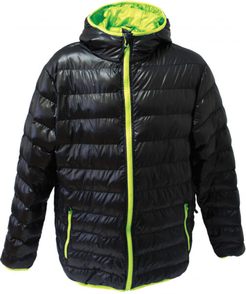 225261-EC Jakna Light Padded muška siva s zelenim 2XL P1/15