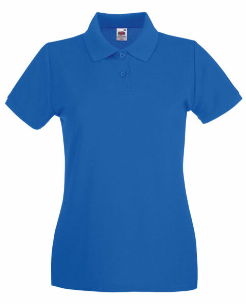 225295-EC Majica FOL Polo ženska Lady-fit Premium KR Royal plava L P36
