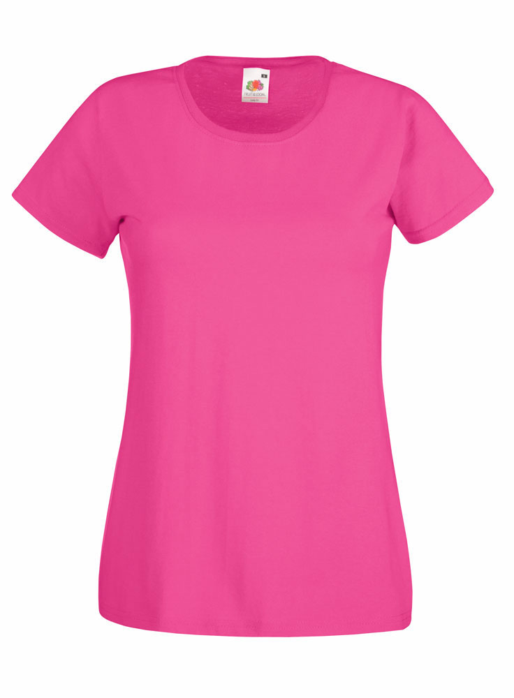 225445-EC Majica FOL T-shirt KR Lady-fit Valeuw. new 165g fuksija L P72