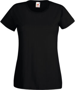 225617-EC Majica FOL T-shirt KR Lady-fit Valeuw. new 165g crna XS P72