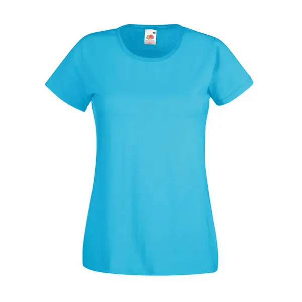 225764-EC Majica FOL T-shirt KR Lady-fit Valeuw. new 165g azurno plava M P72