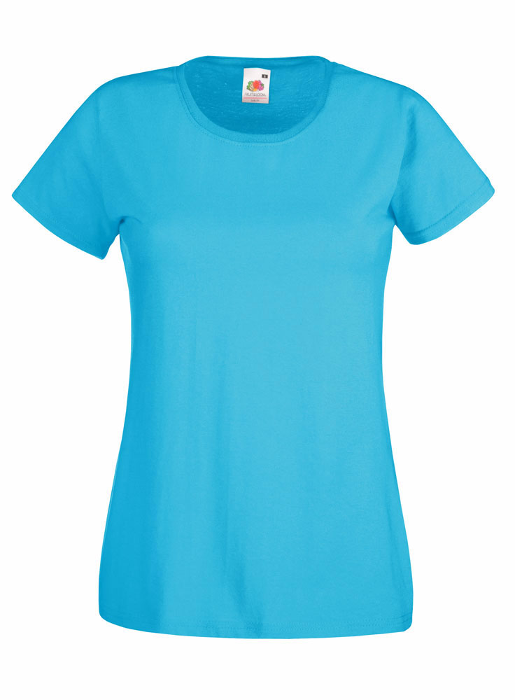 225764-EC Majica FOL T-shirt KR Lady-fit Valeuw. new 165g azurno plava M P72