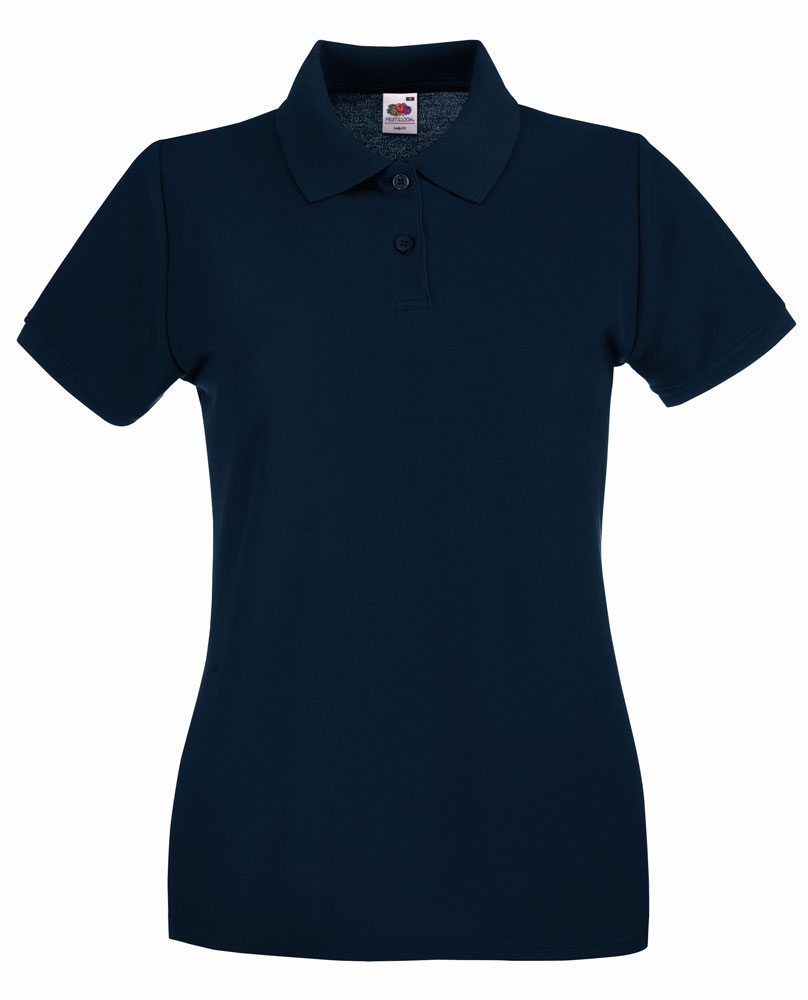225773-EC Majica FOL Polo ženska Lady-fit Premium KR t.plava L P36