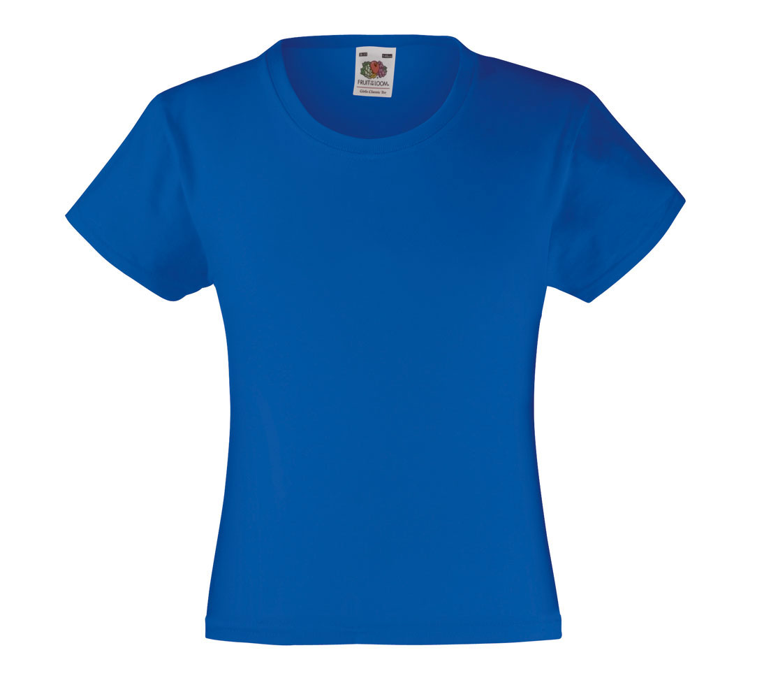 225921-EC Majica FOL dj. GIRLS Valeuw. KR 165g plava royal 5/6 P72 NETTO