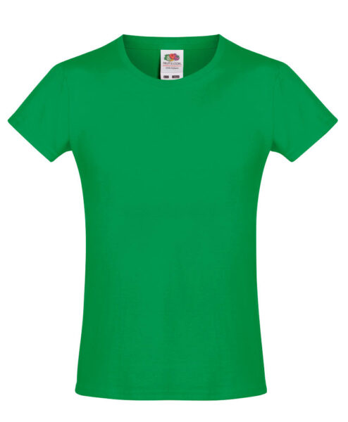 225935-EC Majica FOL dj. Girls Sofspun KR 160g zelena kelly 7/8 P72 NETTO