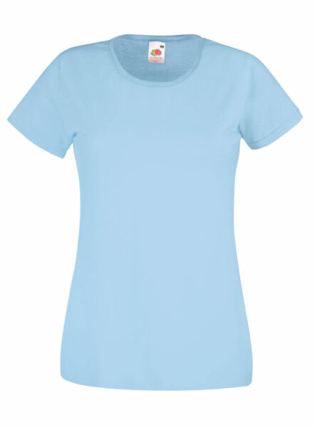 226058-EC Majica FOL T-shirt KR Lady-fit Valeuw. new 165g svijetlo plava S P72