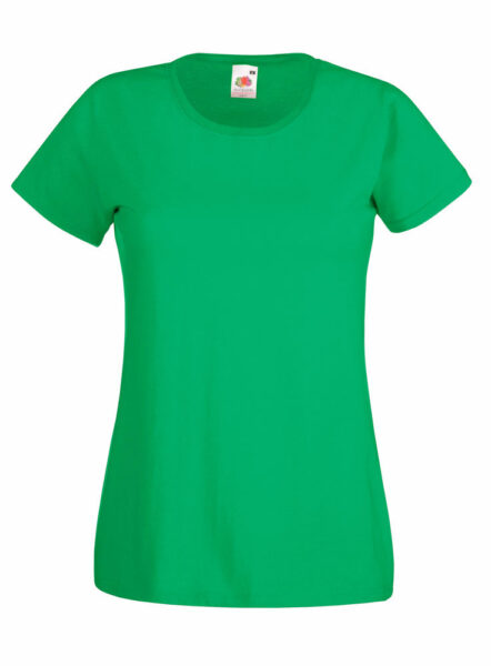 226062-EC Majica FOL T-shirt KR Lady-fit Valeuw. new 165g zelena Kelly M P72
