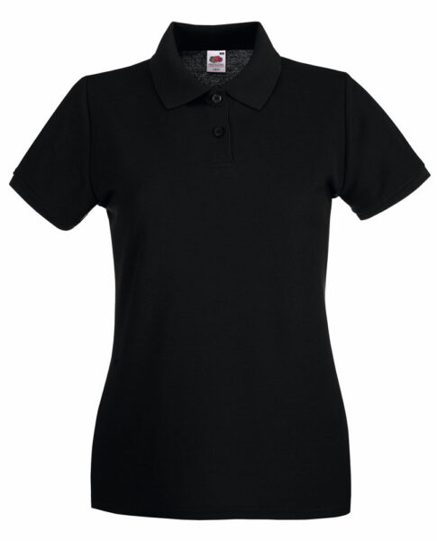 226134-EC Majica FOL Polo ženska Lady-fit Premium KR crna M P36