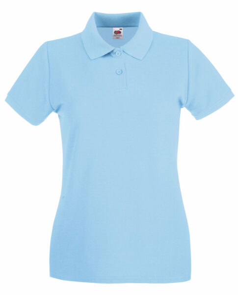 226157-EC Majica FOL Polo ženska Lady-fit Premium KR svijetlo plava sky b S P36