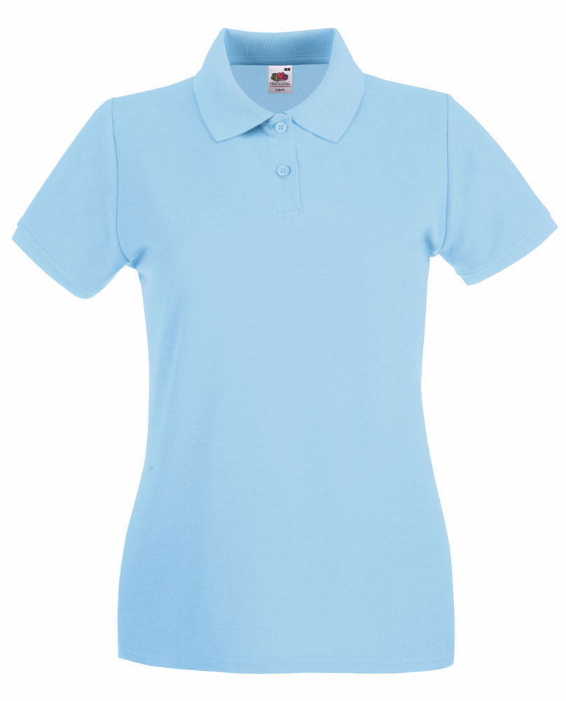 226159-EC Majica FOL Polo ženska Lady-fit Premium KR svijetlo plava sky b L P36