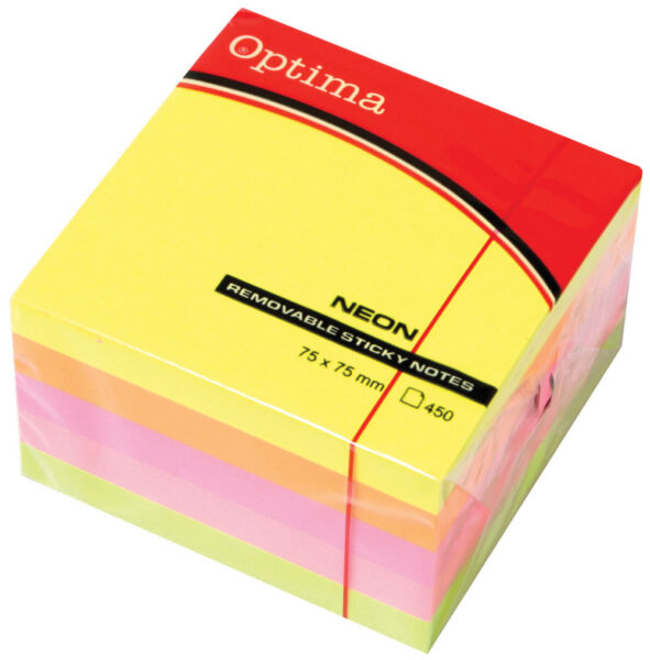 226860-EC Blok samolj.kocka 76x76 neon 5 boja OPTIMA 450L 22937 P32
