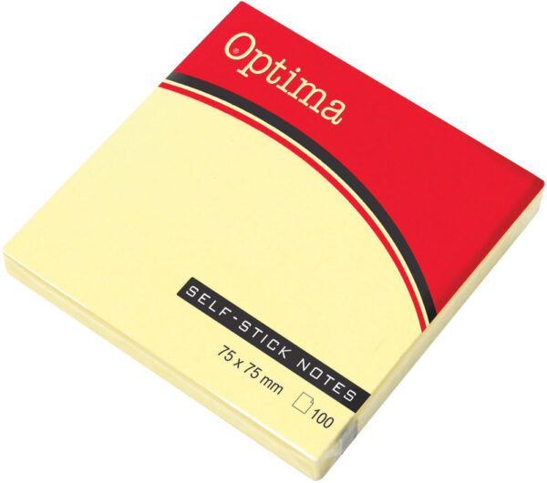 226870-EC Blok samoljepivi 76x76 žuti  OPTIMA 100L 22910 P12/216