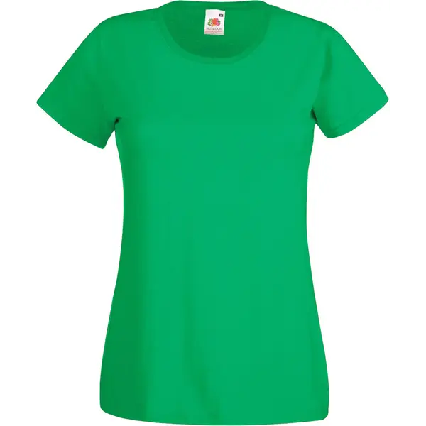 227397-EC Majica FOL T-shirt KR Lady-fit Valeuw. new 165g zelena Kelly S P72