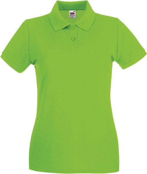 227871-EC Majica FOL Polo ženska Lady-fit Premium KR zelena limeta L P36 NETTO