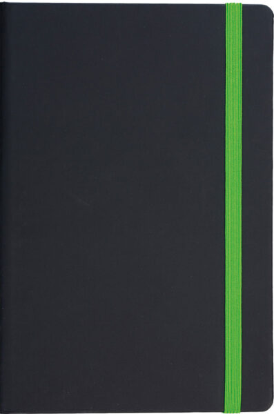 228692-EC Notes FLUX A5 14x21 crno-zeleni 991.008.50 P1/20