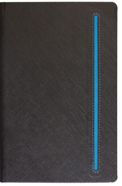228725-EC Notes TEXTURE BLACK A5 14x21 crno-plavi 991.014.20 P1/20