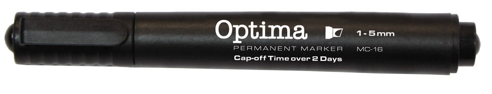 228794-EC Marker perm. OPTIMA MC16 1-5mm kosi vrh crni 120940 P12/144/864