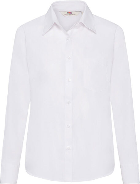 229175-EC Košulja FOL DR 135g Lady fit Poplin Shirt bijela 2XL P12 NETTO