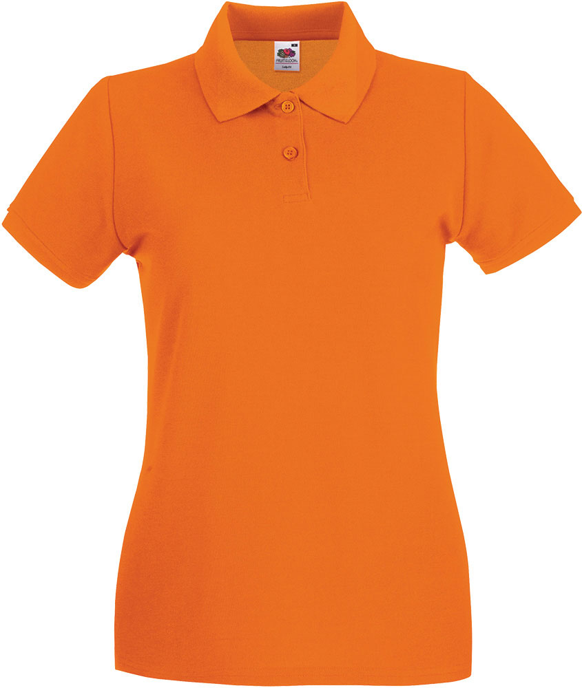 229208-EC Majica FOL Polo ženska Lady-fit Premium KR narančasta XL P36 NETTO