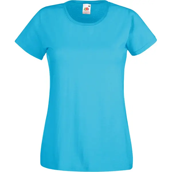 229396-EC Majica FOL T-shirt KR Lady-fit Valeuw. new 165g azurno plava XL P72