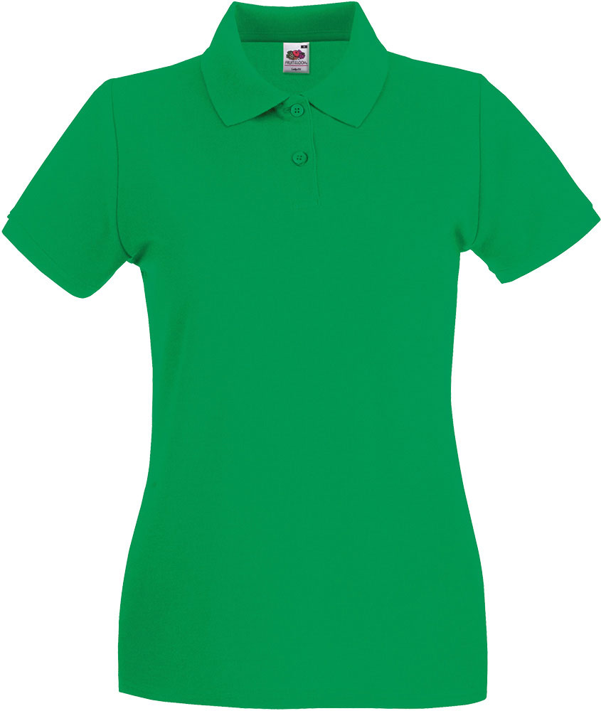 230405-EC Majica FOL Polo ženska Lady-fit Premium KR kelly g. zelena S P36 NETTO